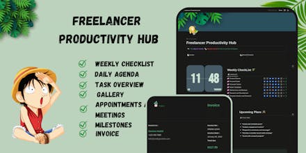 Freelancer Productivity Hub Notion gallery image