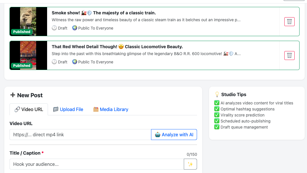 SocialConductorAI for TikTok gallery image