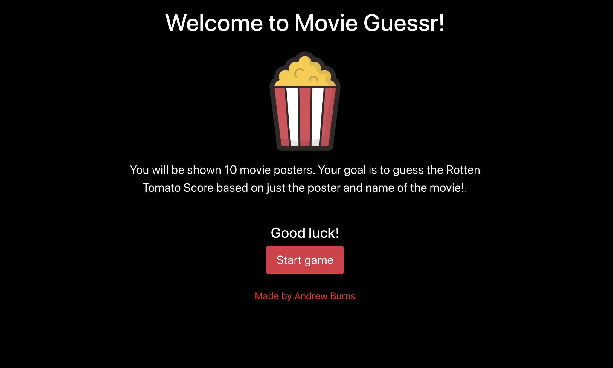 Movie Guessr gallery image