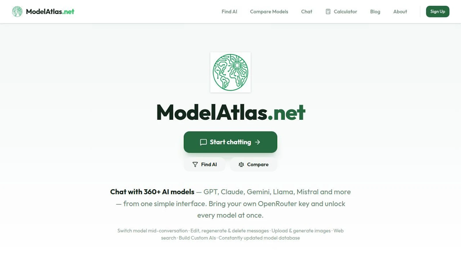 ModelAtlas screenshot 1