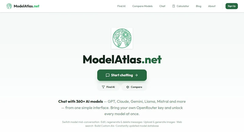 ModelAtlas screenshot 1