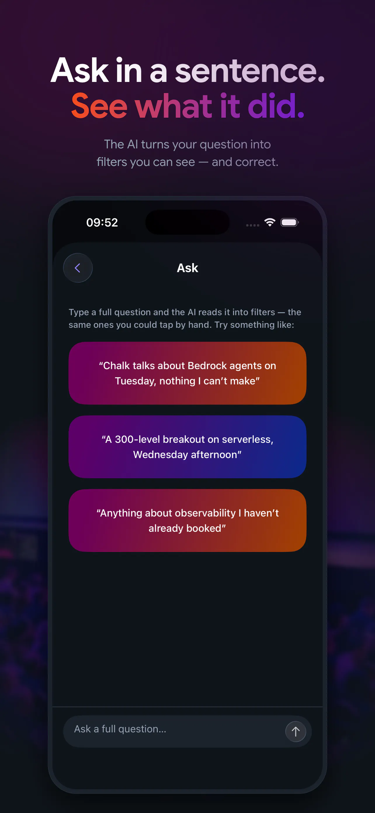SessionStack - AWS re:Invent Planner gallery image