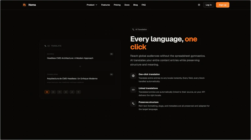 NomaCMS screenshot 7