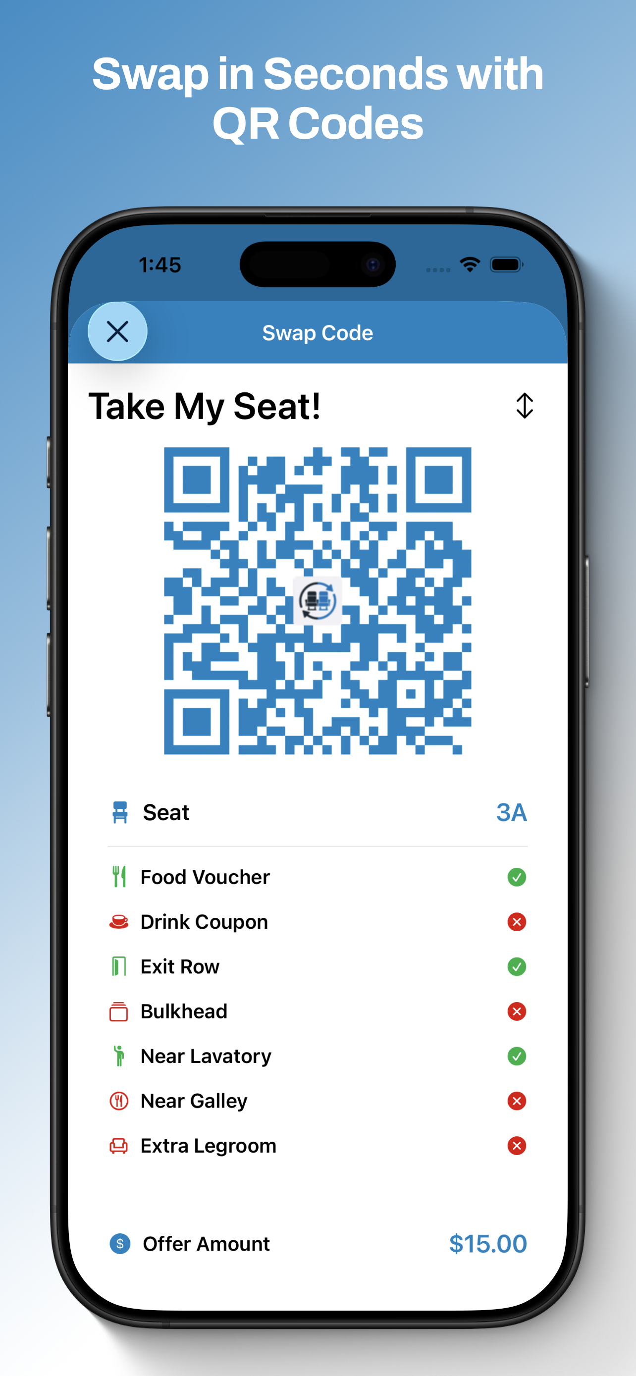Upseated - Main product screenshot demonstrating key features and user interface