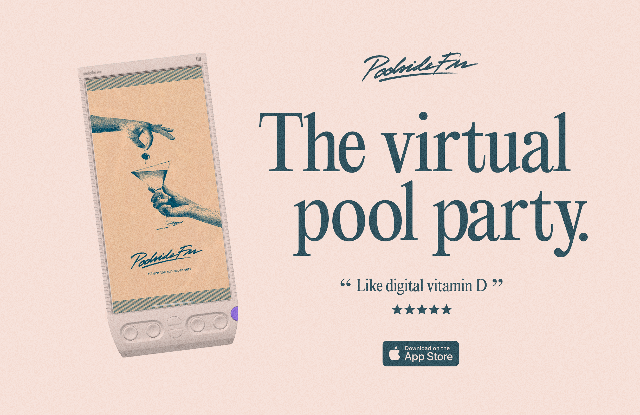 Poolside FM for iPhone Product Hunt Image