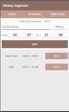 Money organizer gallery image