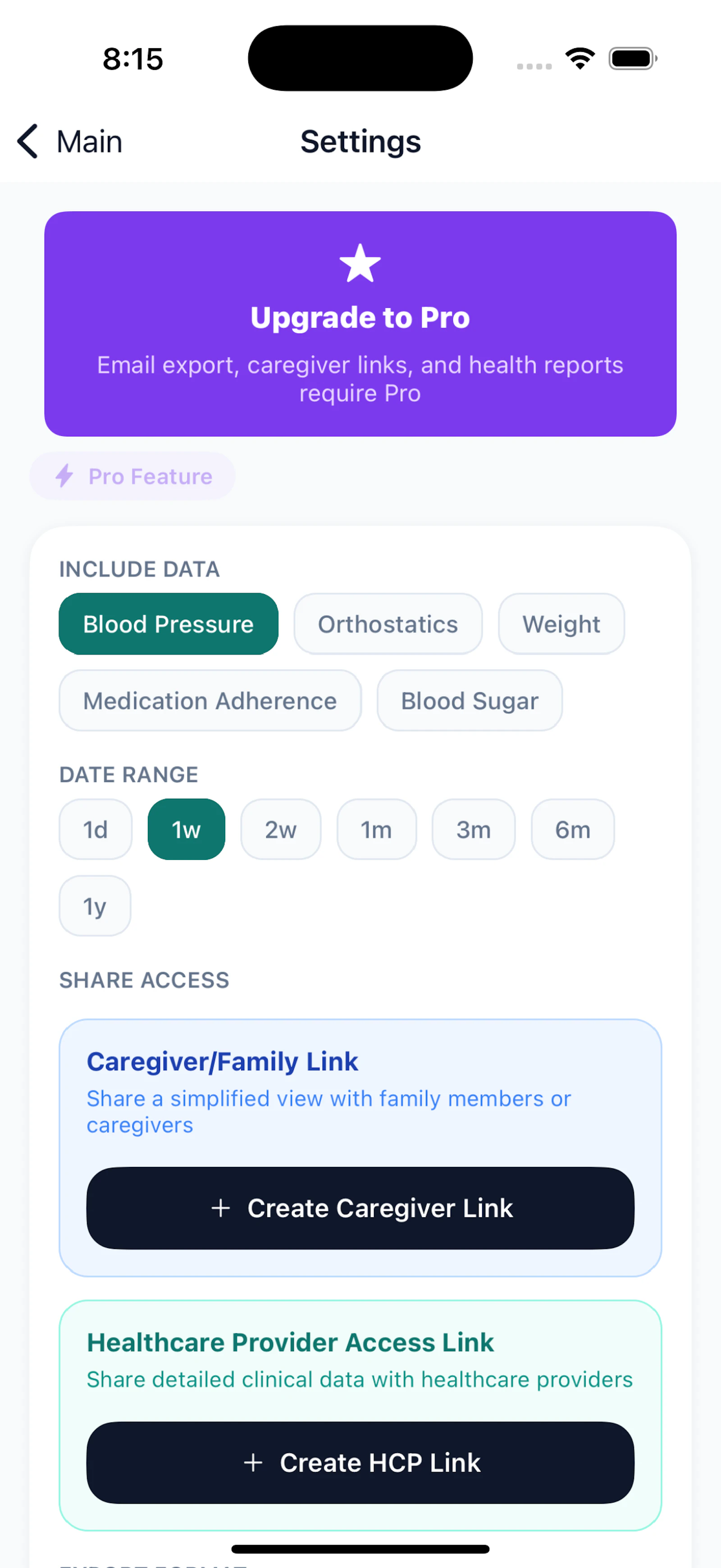 BPMedTracker screenshot 5