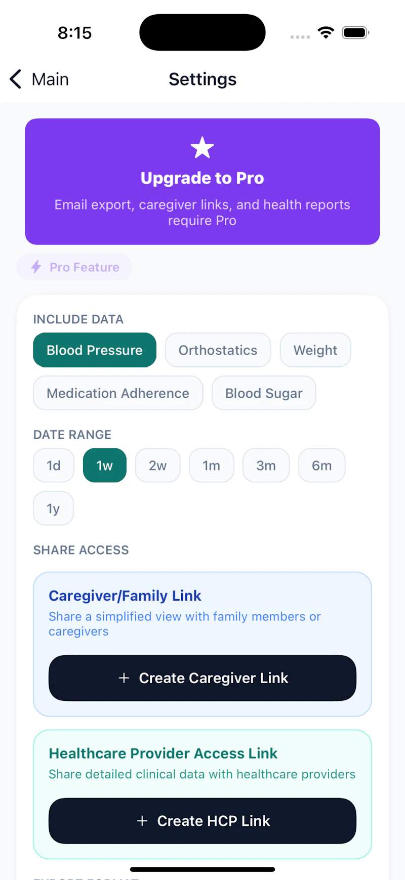 BPMedTracker screenshot 5