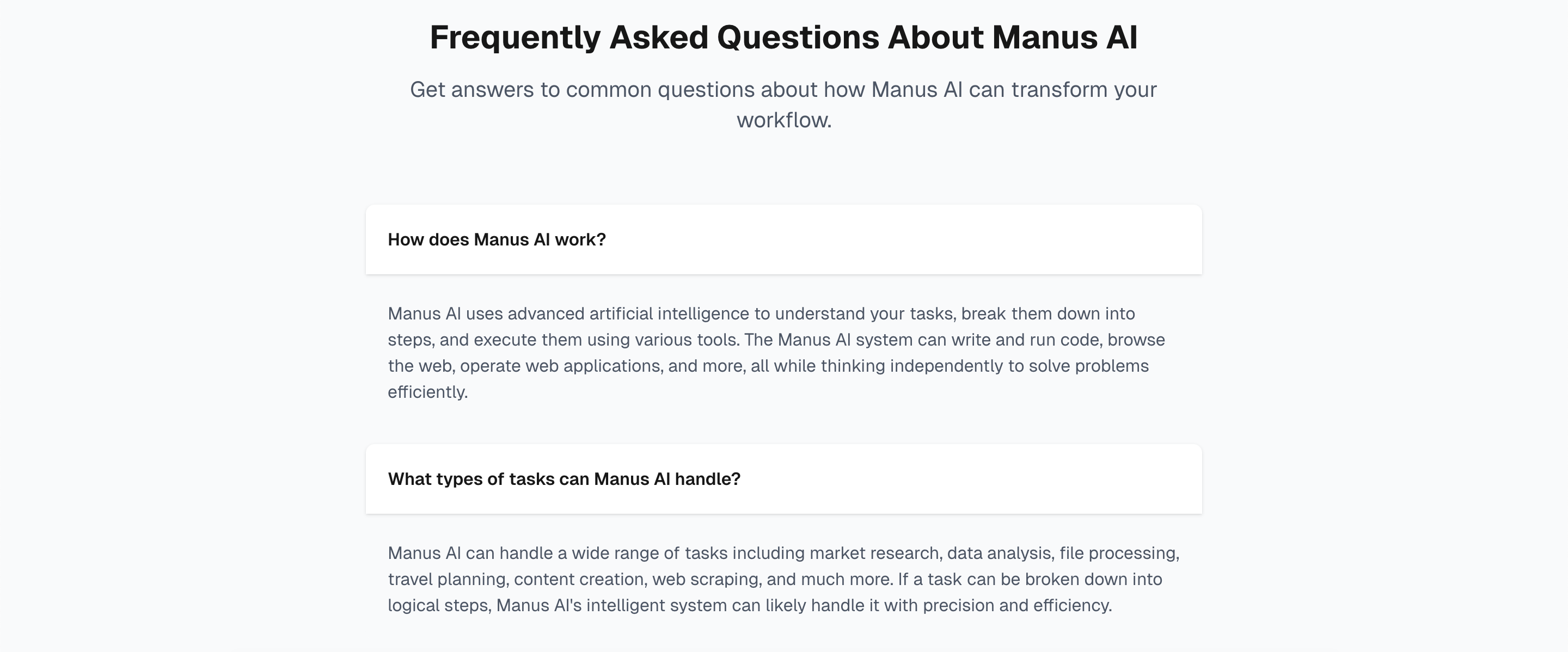 Manus ai Mirror -Version Medien 2