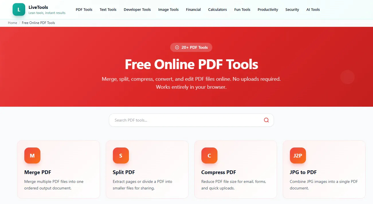 LiveTools gallery image