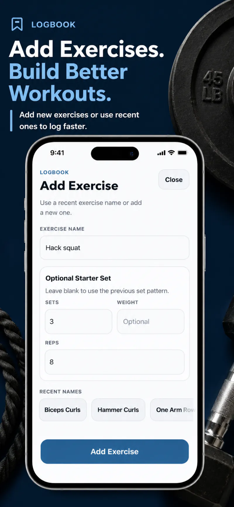 Logbook: Fitness Tracker screenshot 7