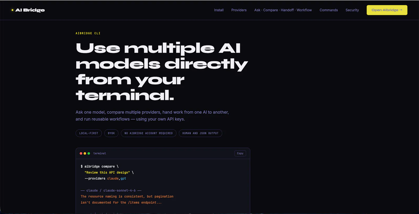 AIbridge screenshot 2