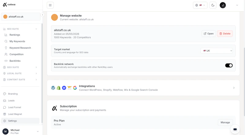 RankWay screenshot 5