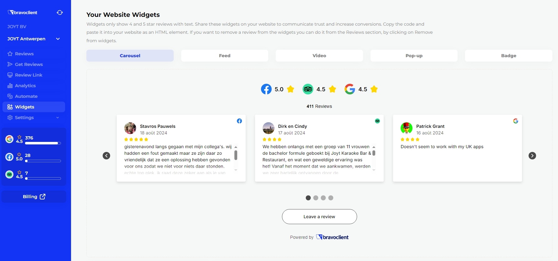 Bravoclient media 3