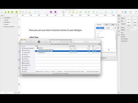 Multicultural Names for the InVision Craft Data plugin for Sketch and Photoshop gallery image