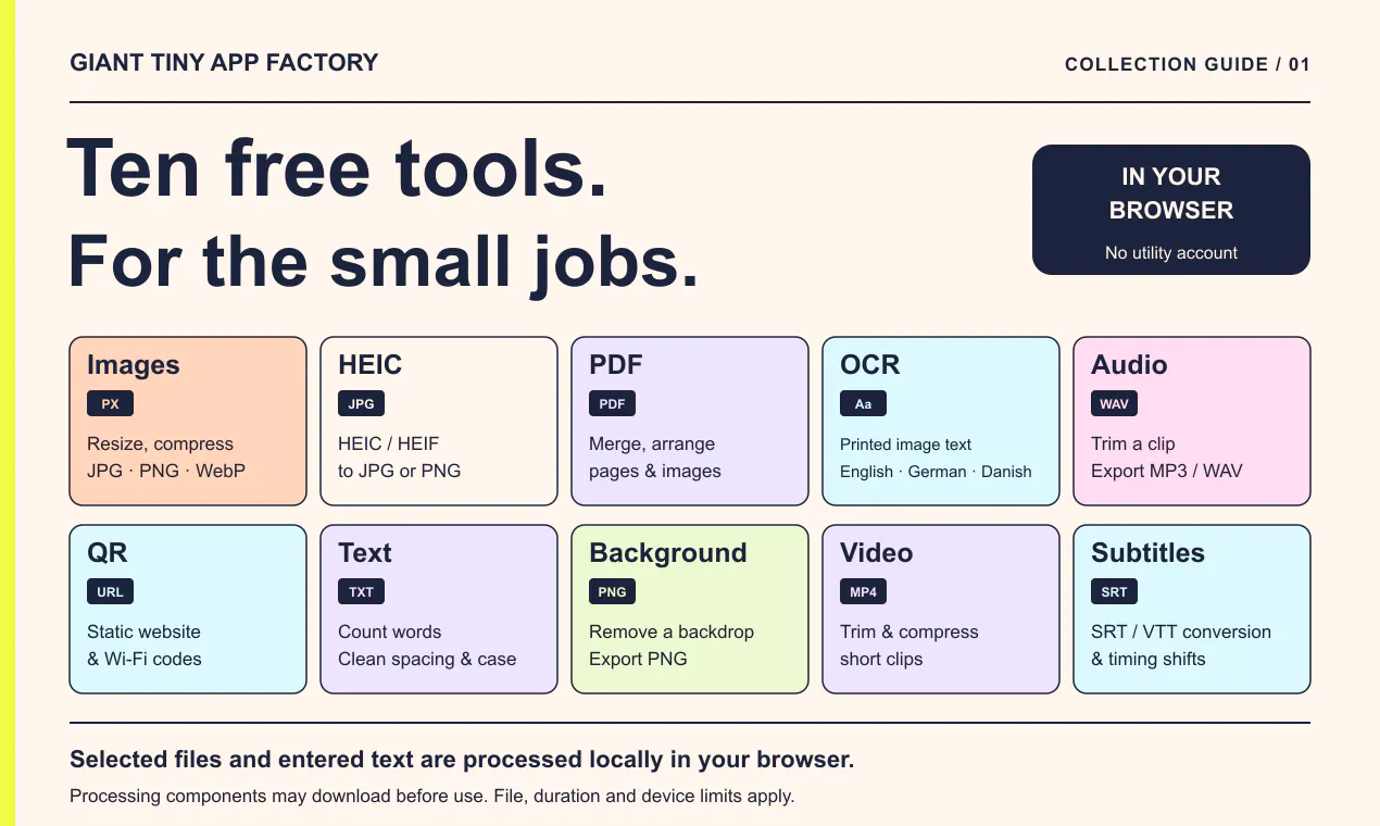 Giant Tiny App Factory gallery image