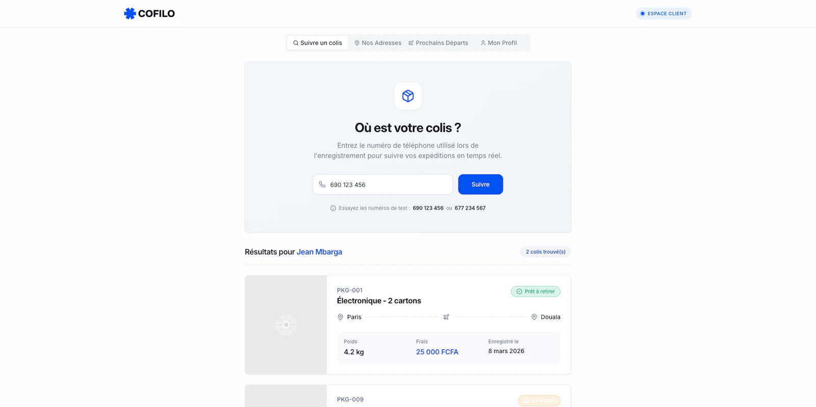 Cofilo screenshot 2