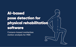 AI-based pose detection for MSK rehab media 1