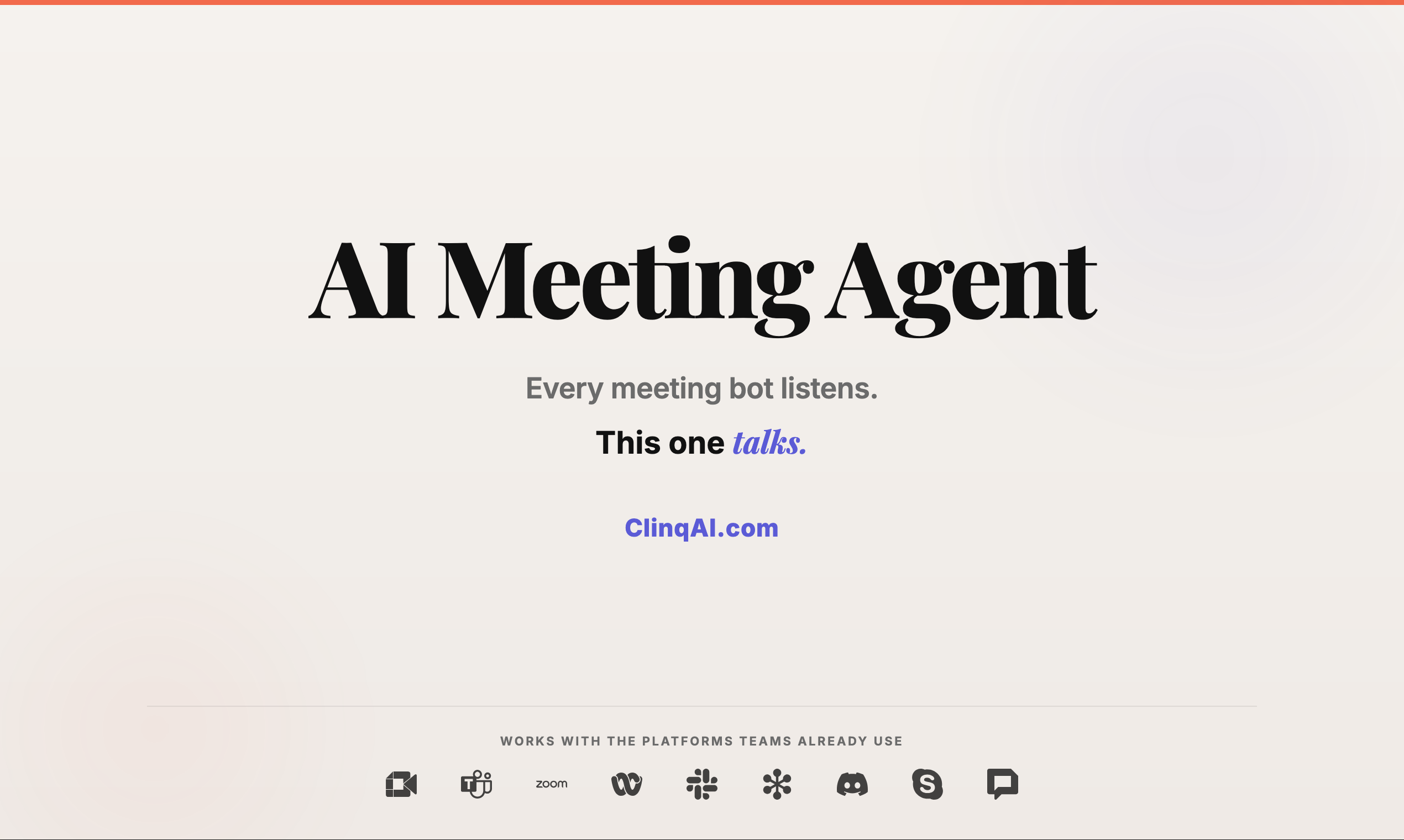 Clinq: Meeting Agent gallery image