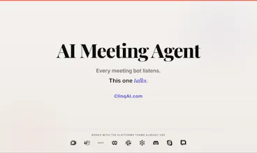 Clinq: Meeting Agent gallery image