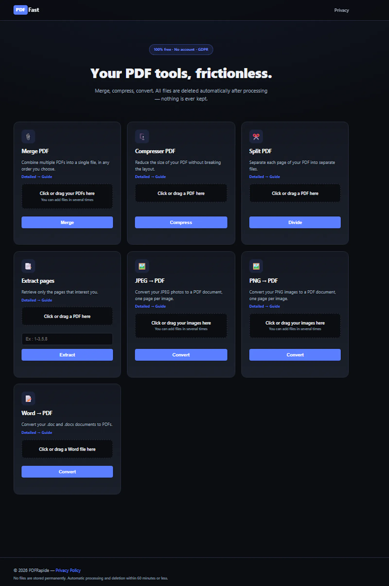 PDFRapide screenshot 1