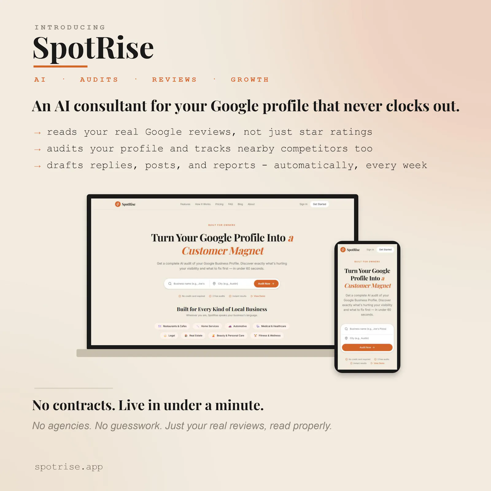 SpotRise App screenshot 1