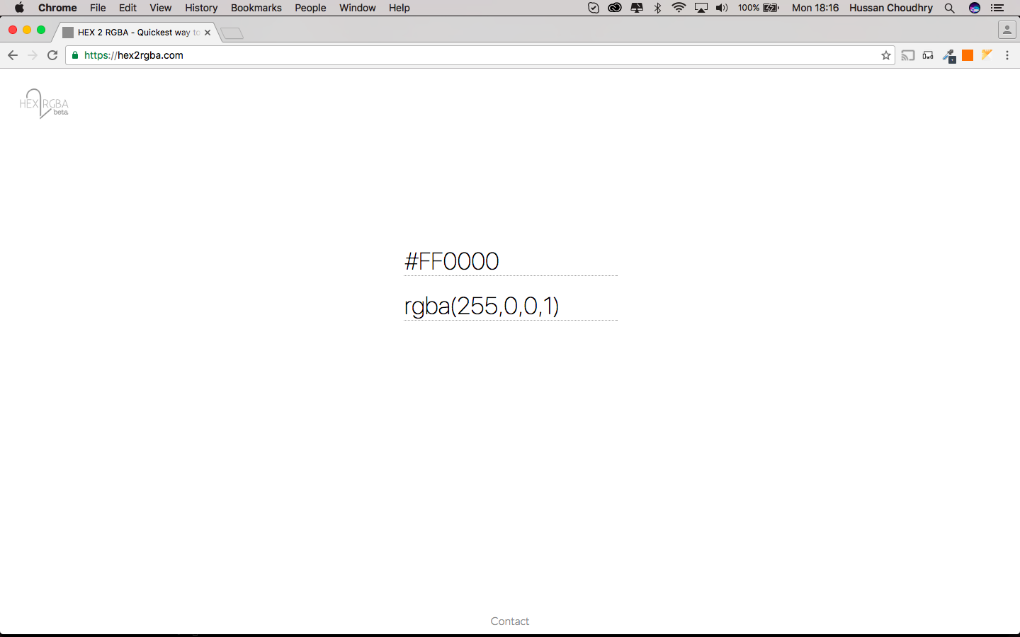HEX To RGBA Converter gallery image