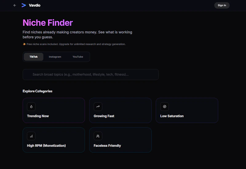 Vavdio screenshot 3