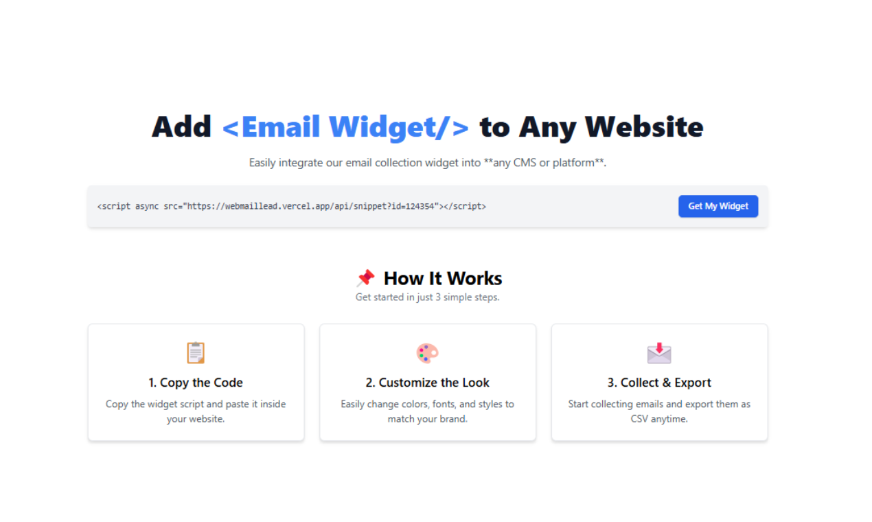 webmaillead - WebMaillead - Capture แปลงและขยายรายชื่ออีเมลของคุณ media 1