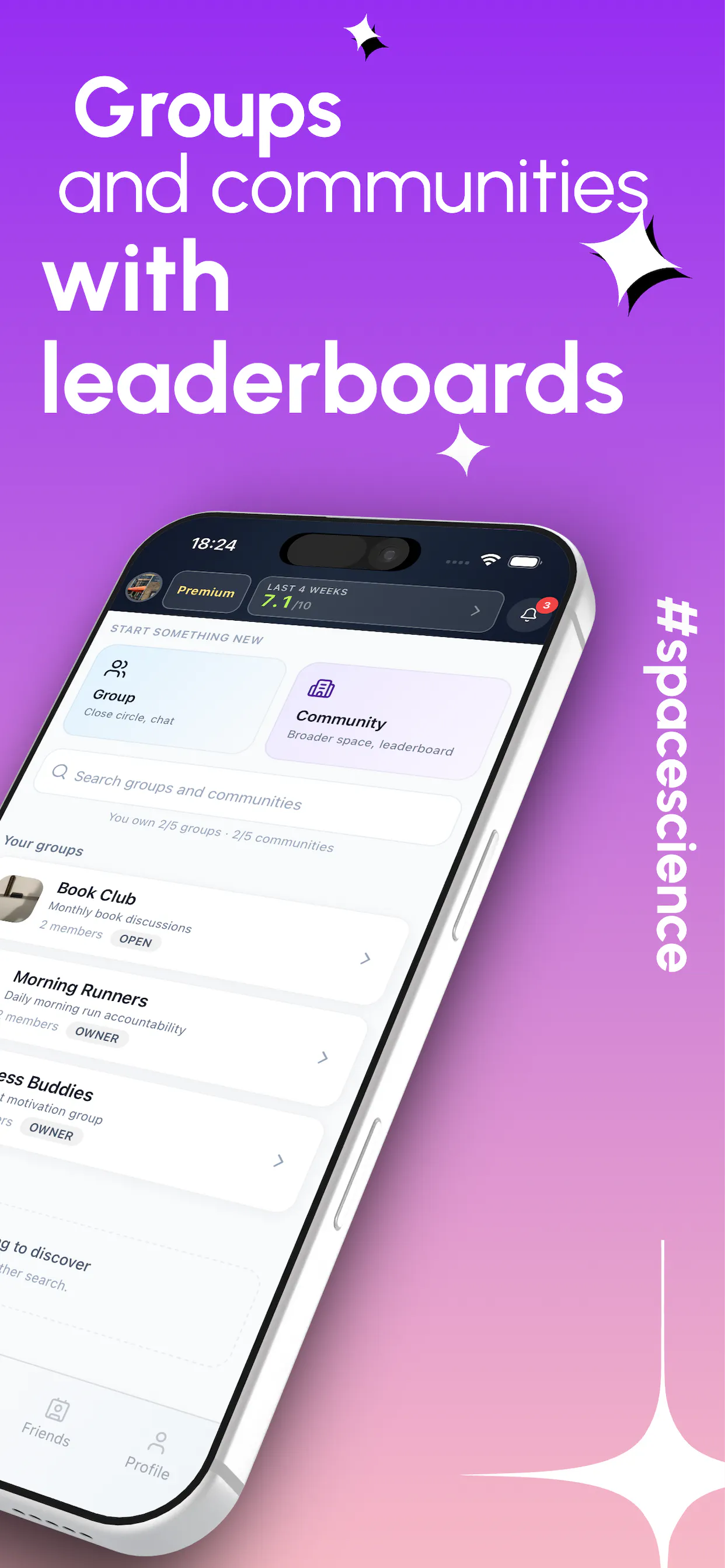 Unevnt — Social Habit Tracking gallery image