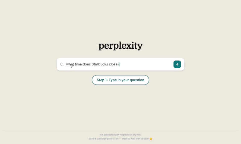 Just Ask Perplexity screenshot 3