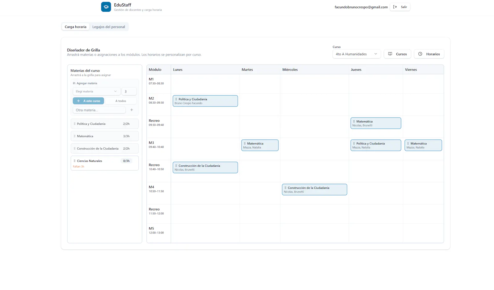 EduStaff  screenshot 2