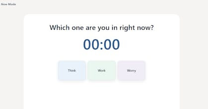 Now Mode gallery image