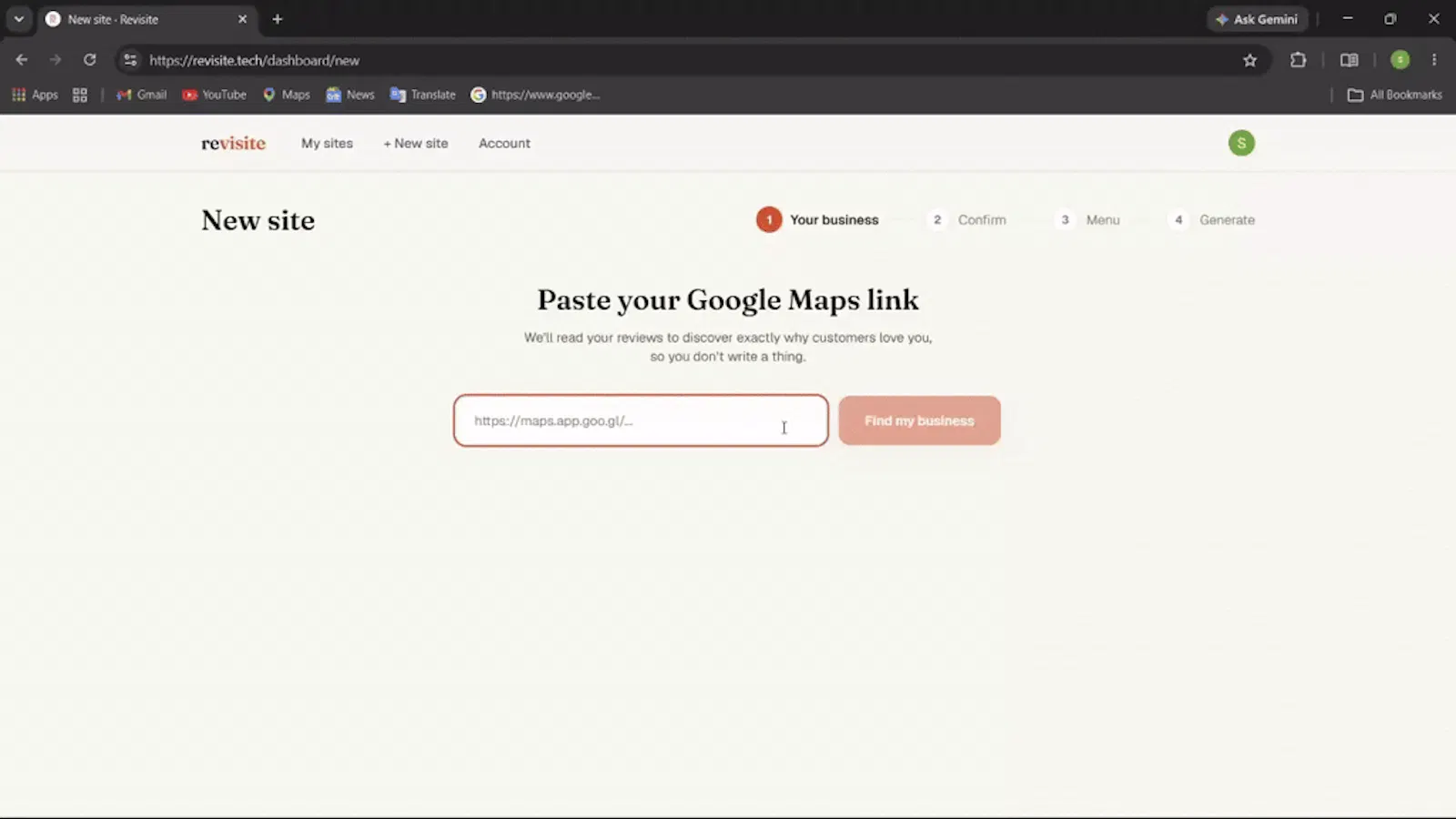 Revisite screenshot 1 (video preview)