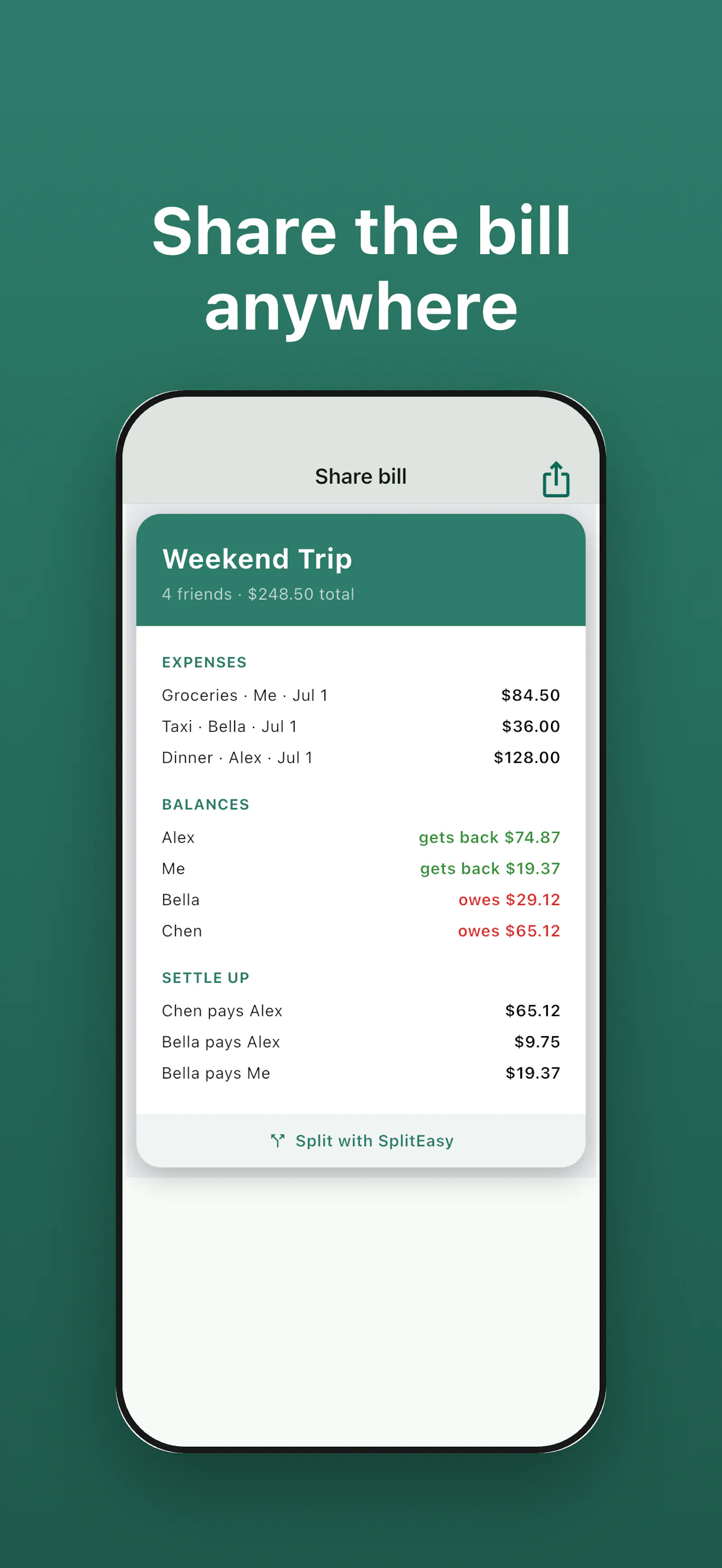 SplitEasy screenshot 5