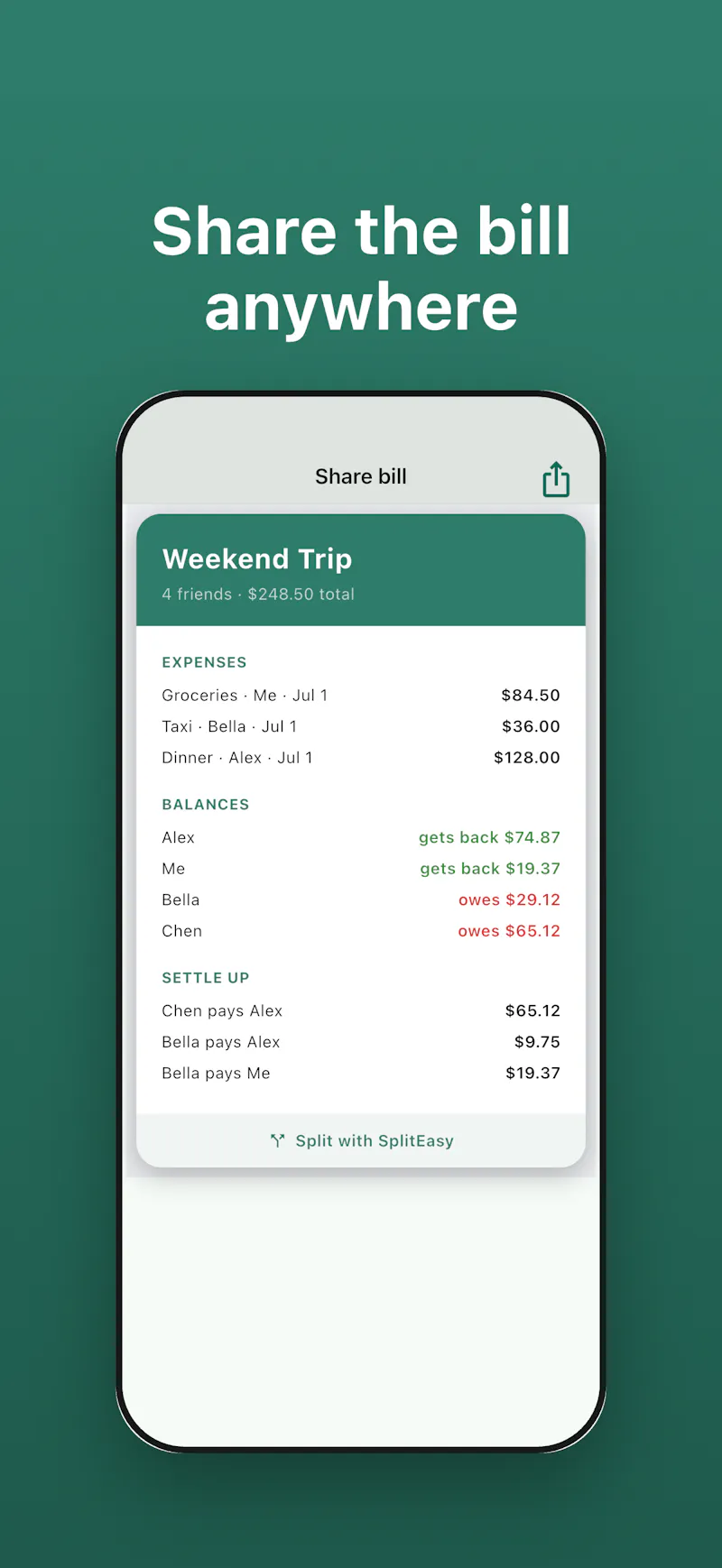 SplitEasy screenshot 5