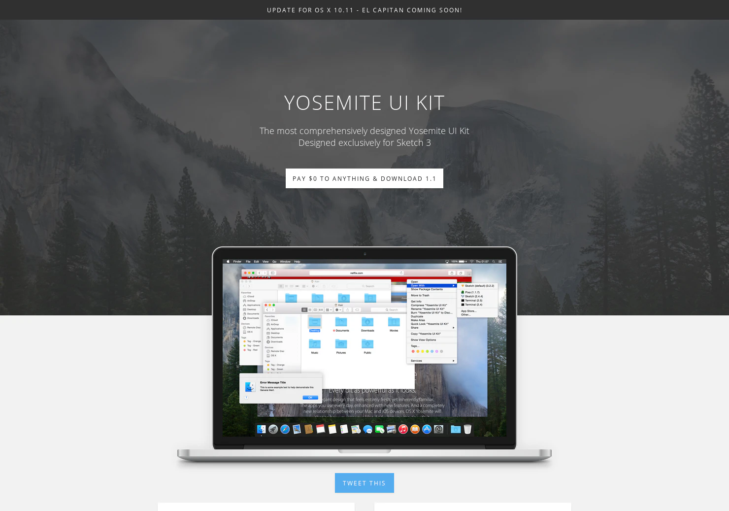 Yosemite UI Kit