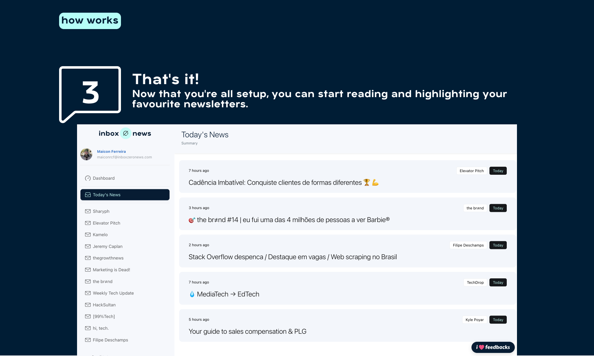 Media Inboxzeronews - Một cách mới để đọc các bản tin mà không làm tắc nghẽn hộp thư đến của bạn 5