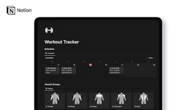 Notion Workout Tracker gallery image