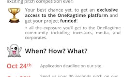 The OneRagtime Snapchat Pitch Competition media 1