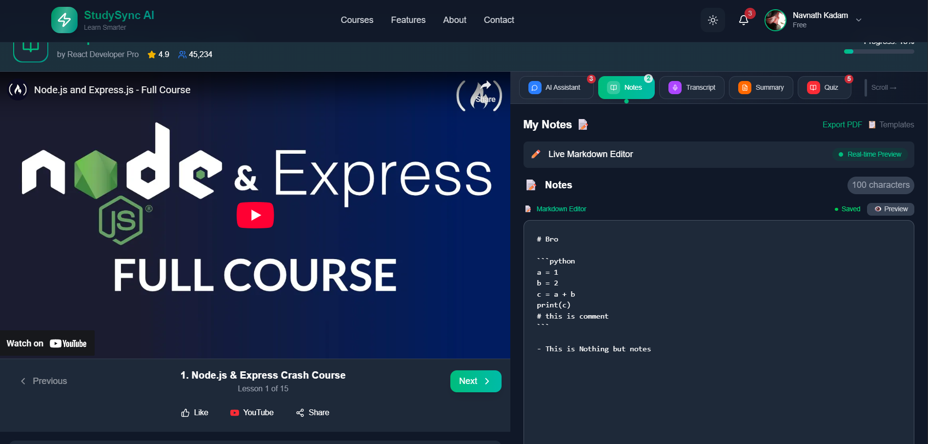 Study-Sync-Ai gallery image