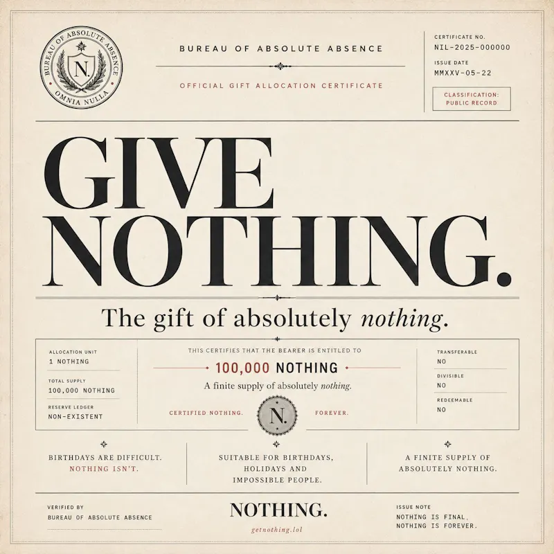 NOTHING. screenshot 3