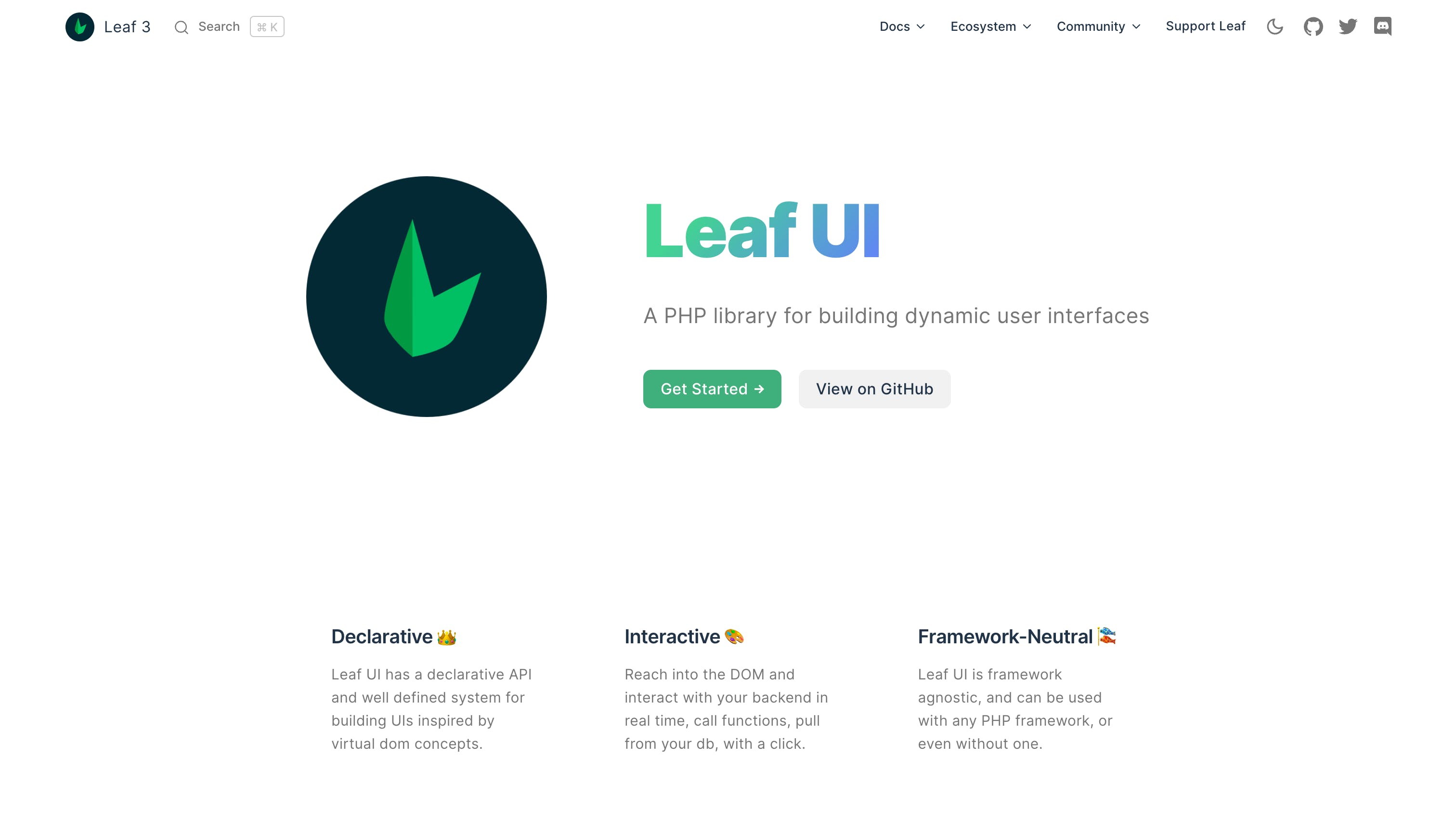 Leaf UI media 1