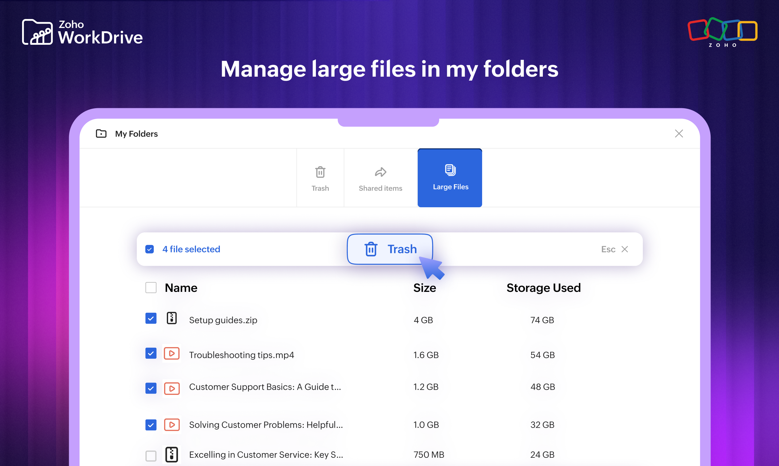 Zoho WorkDrive 6.0 (Phase 1) gallery image