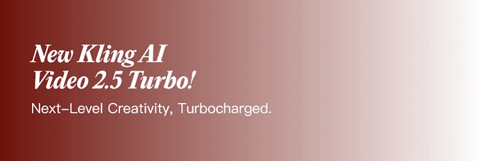 Kling 2.5 Turbo产品图