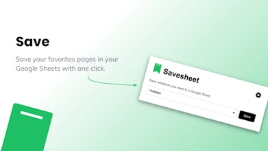 Savesheet gallery image