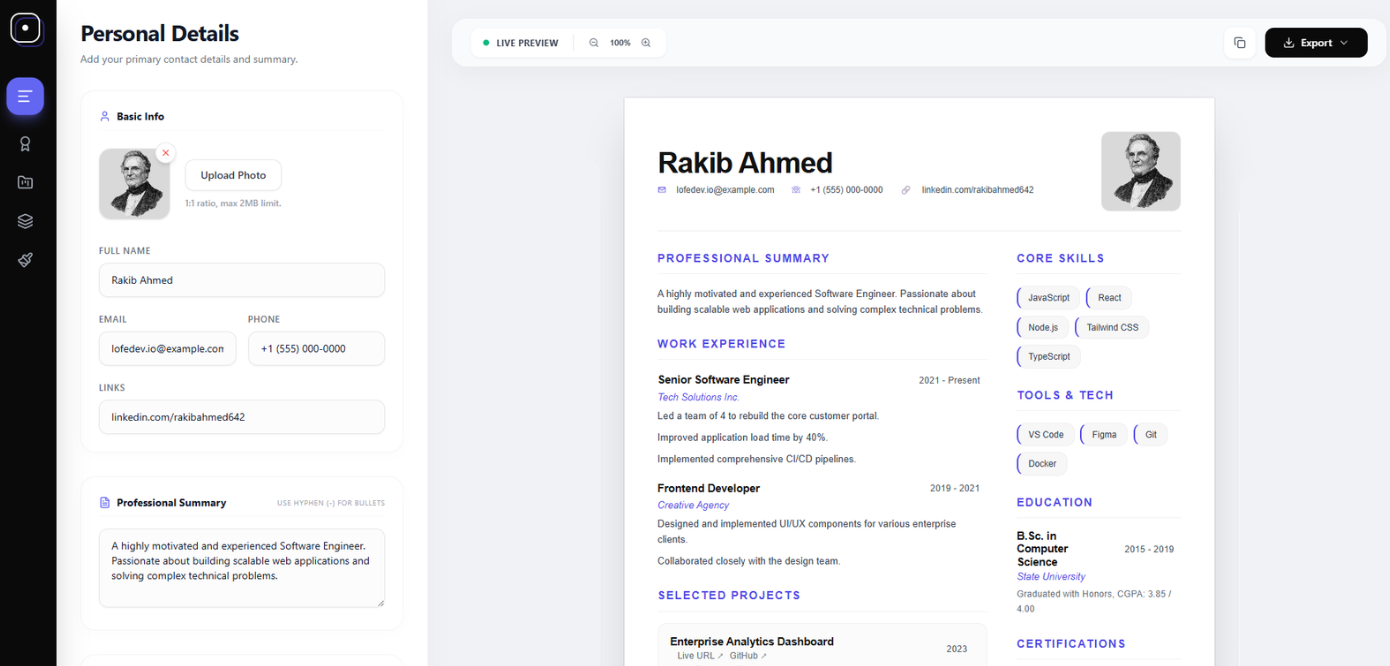CV Pro gallery image