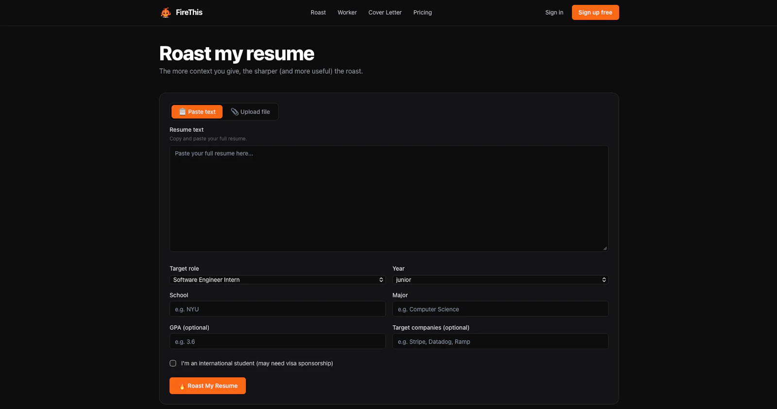 FireThis.AI screenshot 2