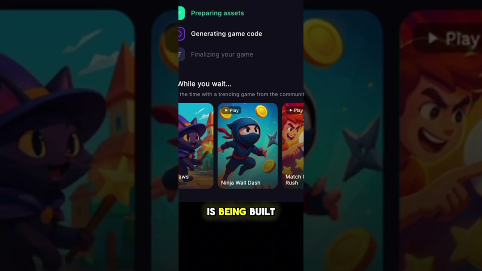 GameLab AI screenshot 1 (video preview)