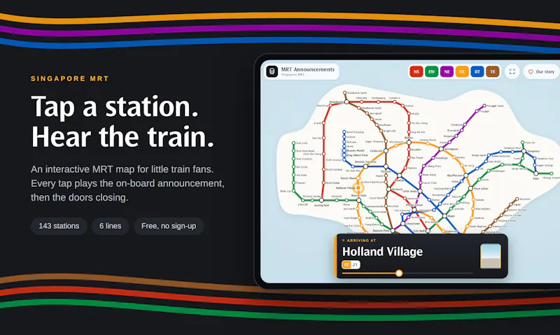 MRT Announcements screenshot 2